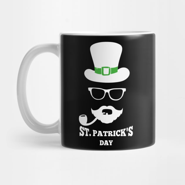 Leprechaun Hipster Saint Patricks Day Humor by creative